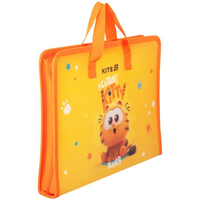 Папка - портфель Kite на блискавці A4 Garfield, 1 відділення (GF25-202) зображення 3
