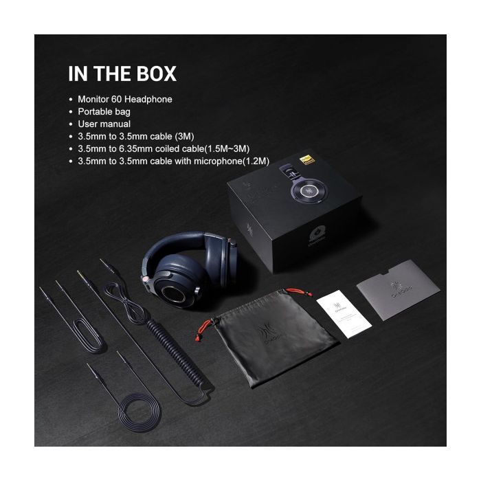 Наушники OneOdio Monitor 60 3,5мм/6,35мм Black (Monitor 60 Black) изображение 3