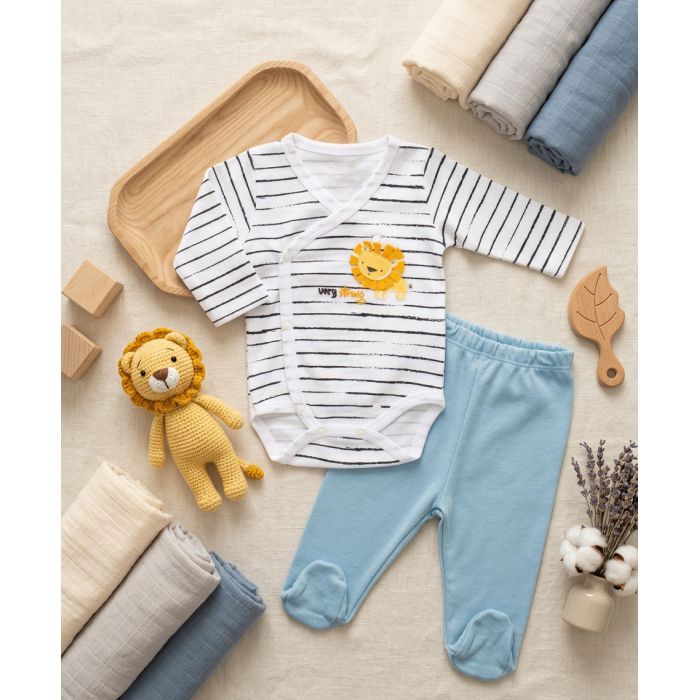 Боди детское Bibaby со штанишками (56734-62B-blue) изображение 10