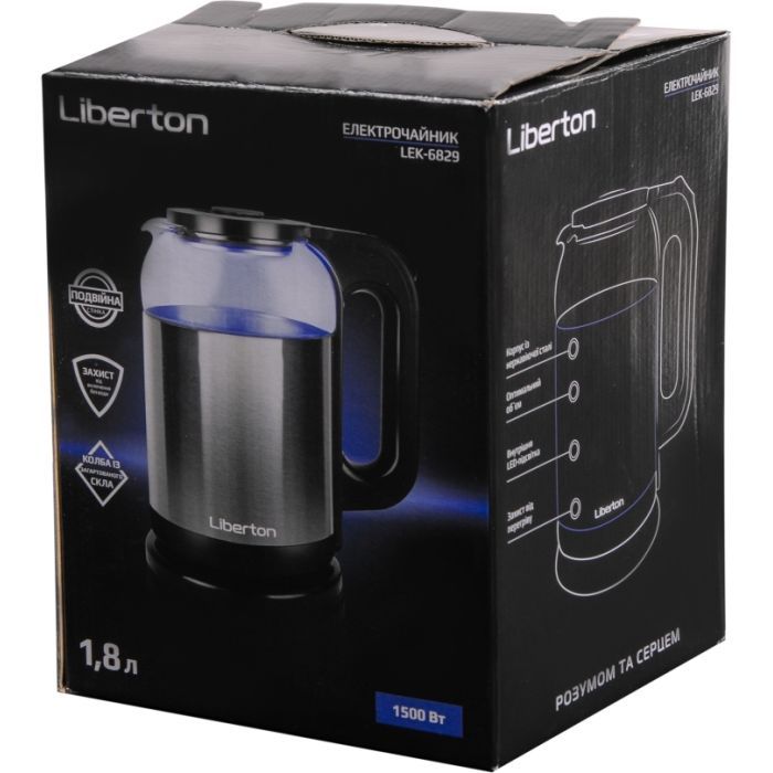 Электрочайник Liberton LEK-6829 изображение 9