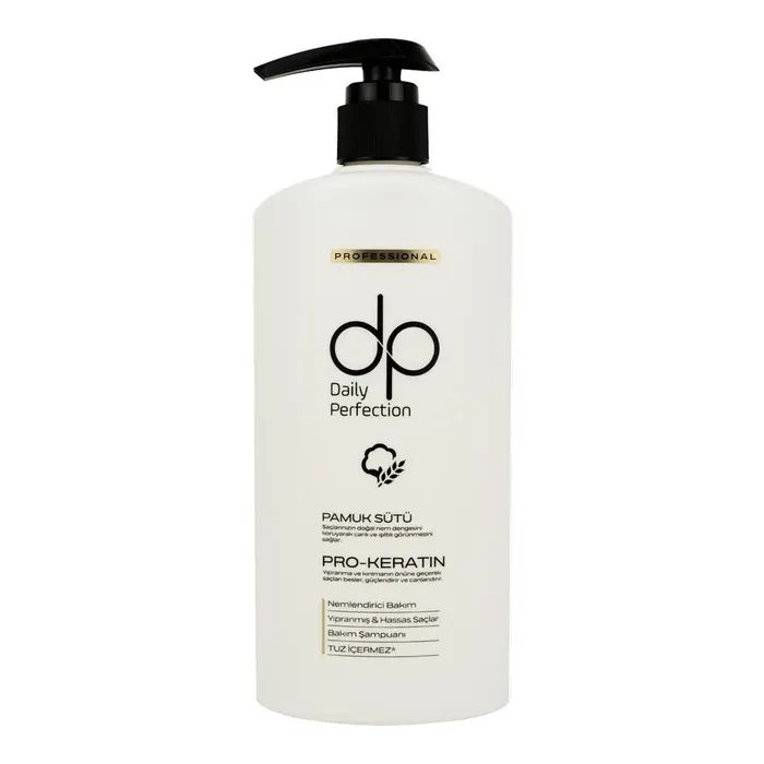 Шампунь Daily Perfection Professional Care Cotton Milk & Wheat Protein Shampoo 425 мл (8694965546325)