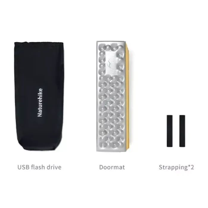 Туристический коврик Naturehike IXPE CNK2550WS030, алюмінієва плівка, 18 мм, оливковий-зелений (6977465868206) изображение 5