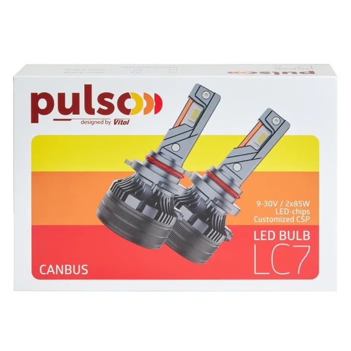 Автолампа PULSO LED-chips Customized CSP/9-30V/2*85W/20000Lm/6000k (LC7-H1) изображение 4
