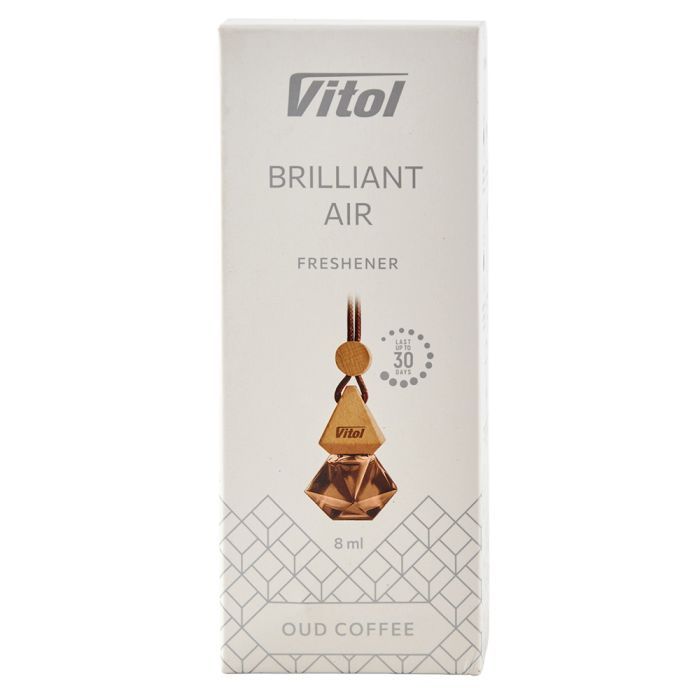 Ароматизатор для автомобіля VITOL Brilliant Air Oud Coffee 8мл (VBA03) зображення 9