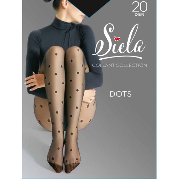 Колготы Siela Dots Big 20 Den Nero - 2 (4823102986944)
