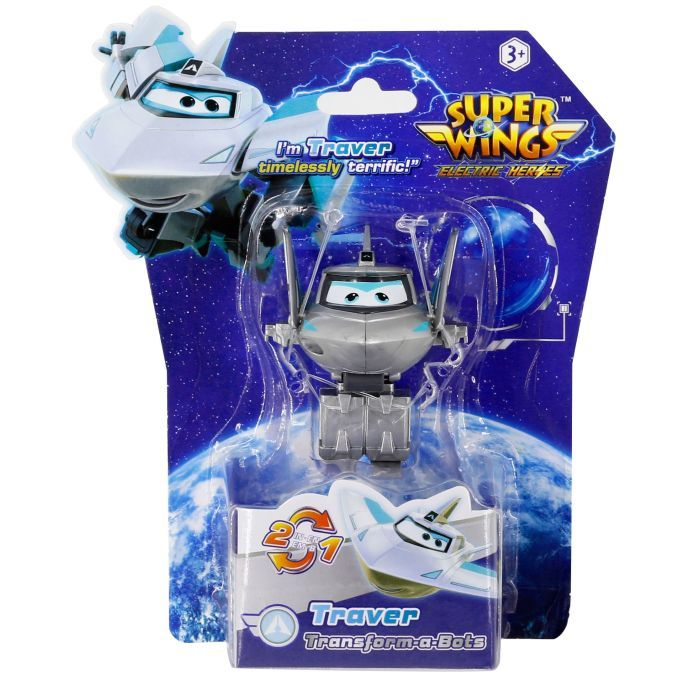 Фигурка Super Wings трансформер Transform-a-Bots Травер (Traver), 5 см (EU780032) изображение 4