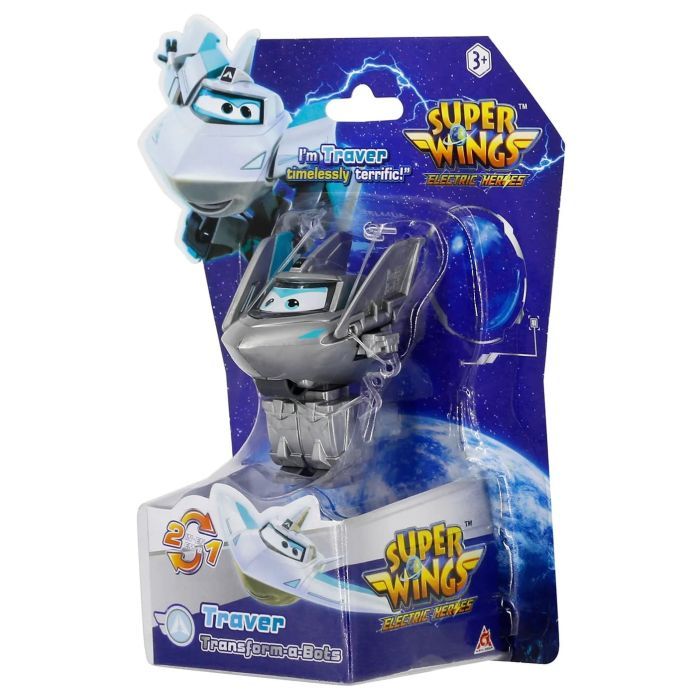 Фигурка Super Wings трансформер Transform-a-Bots Травер (Traver), 5 см (EU780032) изображение 6