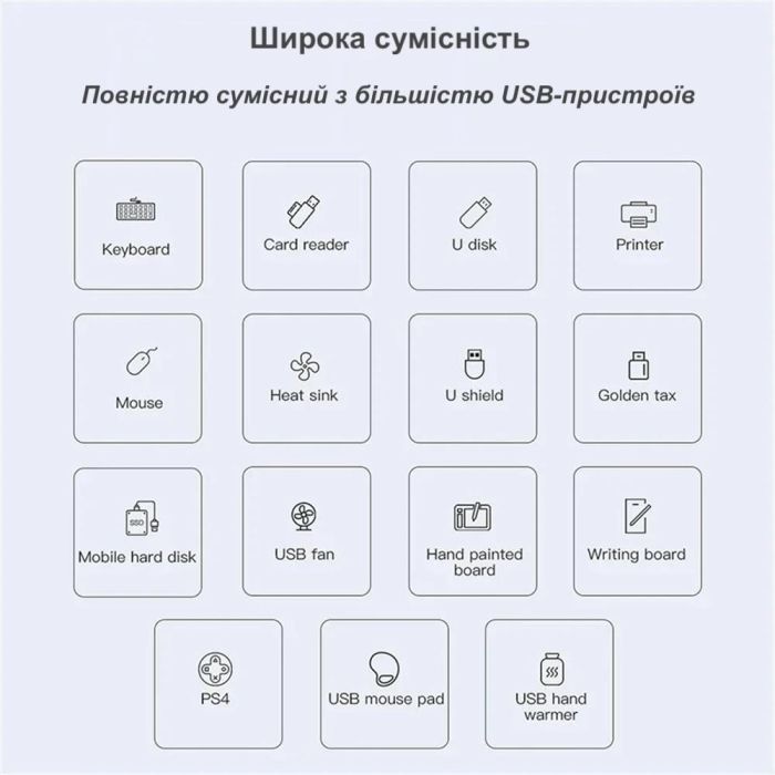 Концентратор XoKo USB-C 3xUSB 2.0 + 1xUSB 3.0 (XK-AC-404) изображение 4