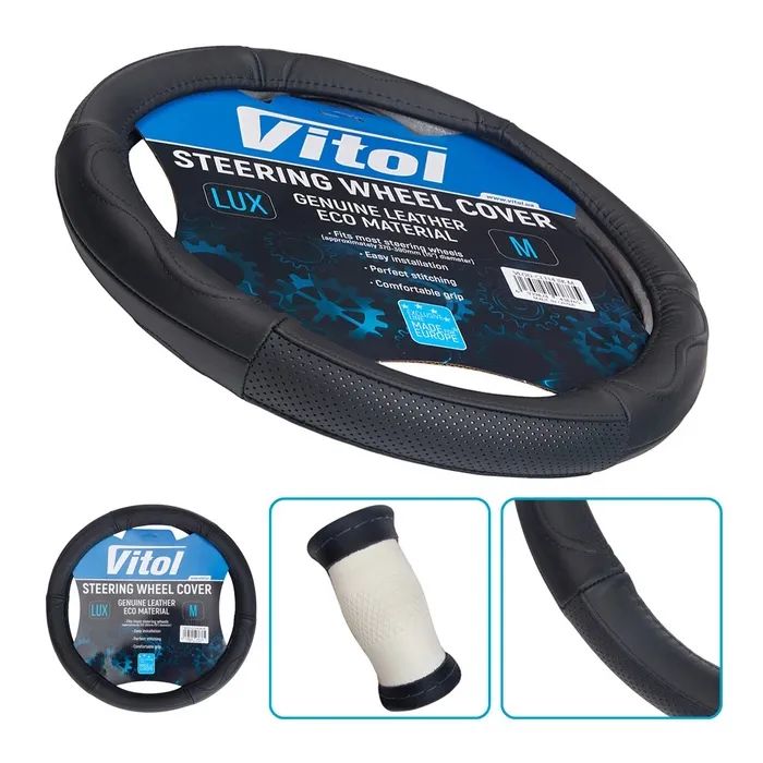 Чохол на руль VITOL M чорн (VLOD-CL114 BK M) зображення 2