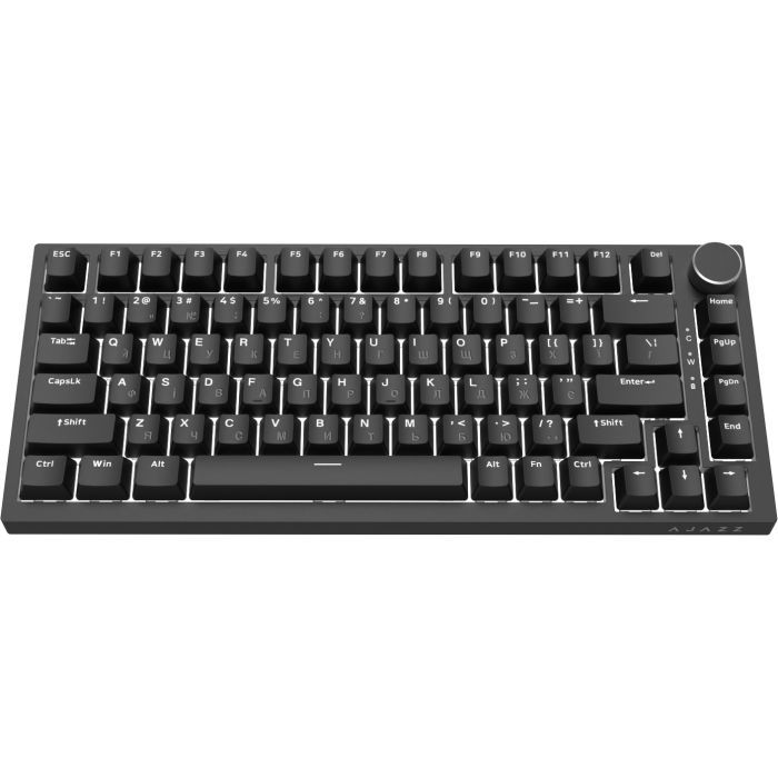 Клавиатура Ajazz AK820 Red Switch USB-C UA White (AK820-R-W) изображение 3