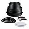 Набор посуды Tefal Ingenio Excellence+, 13 предметів, чорний (P0009753)