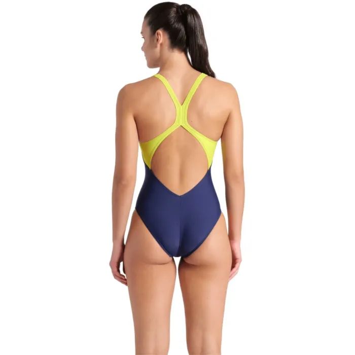 Купальник Arena Breath Swimsuit V Back Lb 008330-580 синій, чорний, бірюзовий 44 (3468337422006) изображение 2