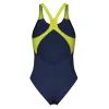 Купальник Arena Breath Swimsuit V Back Lb 008330-760 чорний, жовтий, зелений, синій 40 (3468337422051) зображення 8