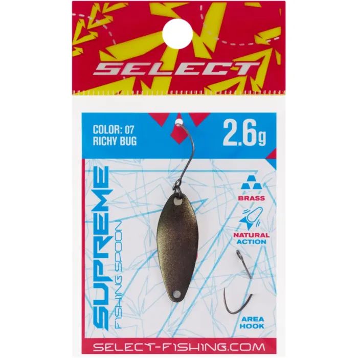 Блешня Select Supreme 2.6g 30mm 28 River Cocktail (1870.80.65) зображення 2