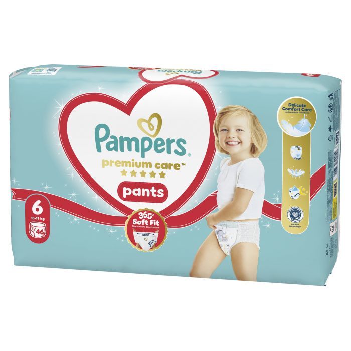 Подгузники Pampers Premium Care Pants Розмір 6 (13-19 кг) 72 шт (8006530320139) изображение 2