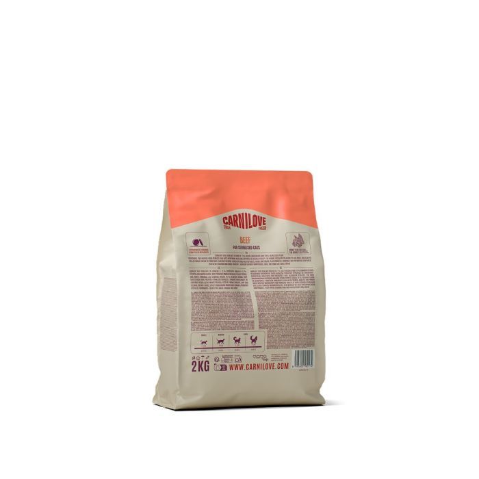 Сухой корм для кошек Carnilove True Fresh Beef Sterilised 2 кг (8595602582174) изображение 2