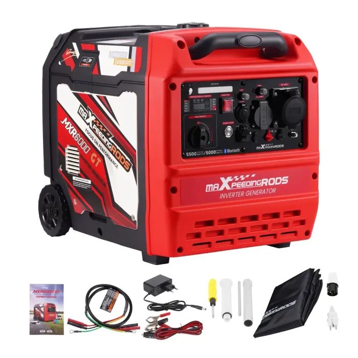 Генератор maXpeedingRODS MXR6000GT, інверторний, 5.5kW, ручний/електро/віддалений(BlueTooth) старт (MXR6000GT) зображення 6