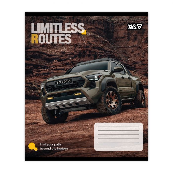 Зошит Yes Limitless routes А5 24 аркушів клітинка (769036) зображення 6