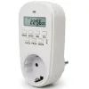 Таймер-розетка EUROELECTRIC 16A/3600W 7дн, White (ST-16A/3,60kW(E))