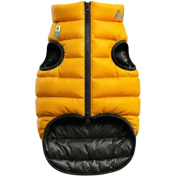 Курточка для тварин Airy Vest двостороння жовто-чорна XS30 (1546)
