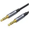 Кабель мультимедійний 3.5mm M to 3.5mm M 1.5m (4pin) AV183 gray Ugreen (20497) зображення 2