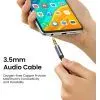 Кабель мультимедійний 3.5mm M to 3.5mm M 1.5m (4pin) AV183 gray Ugreen (20497) зображення 8