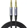 Кабель мультимедійний 3.5mm M to 3.5mm M 1.5m (4pin) AV183 gray Ugreen (20497)