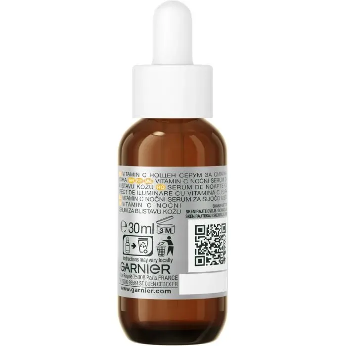 Сироватка для обличчя Garnier Skin Active Vitamin C Night Serum 30 мл (3600542541664) зображення 2