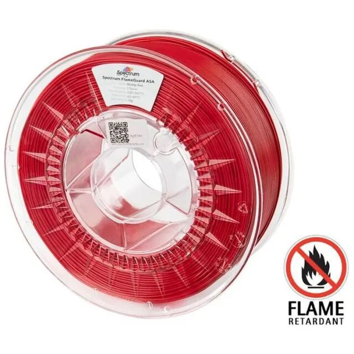 Пластик для 3D-принтера Spectrum ASA 275 FlameGuard 1.75mm 1kg Red, Bloody (81567)