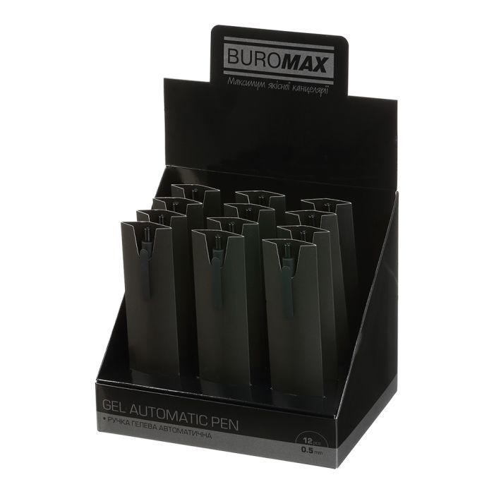 Ручка гелева Buromax автоматична MIST, 0,5 мм, сині чорнила, лаванда (BM.83103-39) зображення 4