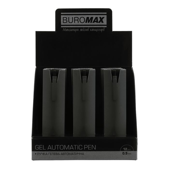 Ручка гелева Buromax автоматична MIST, 0,5 мм, сині чорнила, лаванда (BM.83103-39) зображення 5