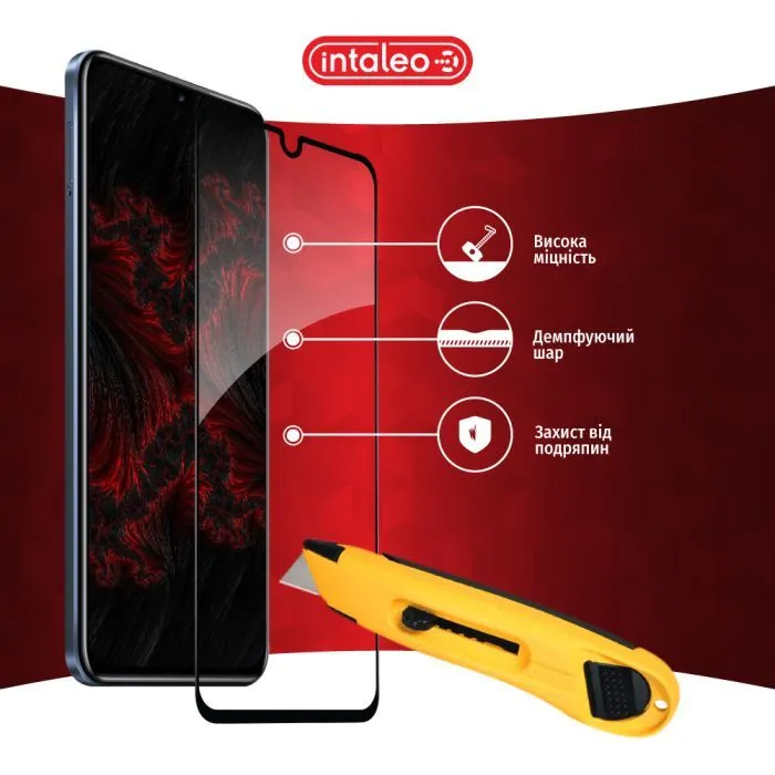 Скло захисне Intaleo Full Glue Infinix Note 12 Black (1283126546587) зображення 5