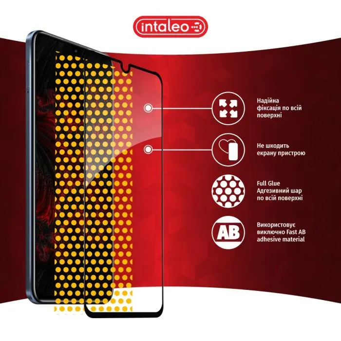 Скло захисне Intaleo Full Glue Infinix Note 12 Black (1283126546587) зображення 7