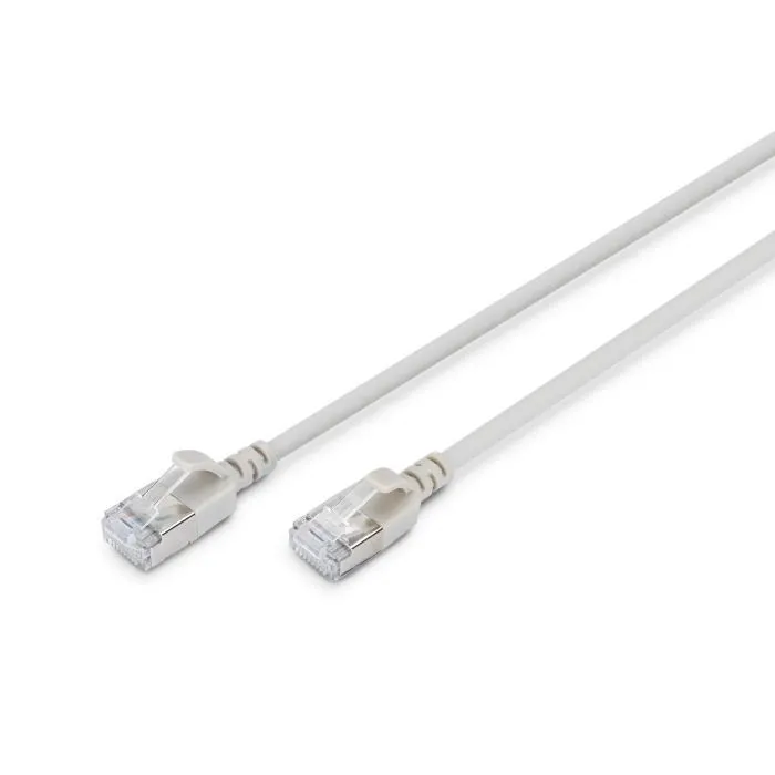 Патч-корд 10м, FTP, cat.6A, Sliim, AWG 32/7, Cu, LSZH, grey Digitus (DK-1632-A-100S)