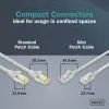 Патч-корд 10м, FTP, cat.6A, Sliim, AWG 32/7, Cu, LSZH, grey Digitus (DK-1632-A-100S) изображение 6