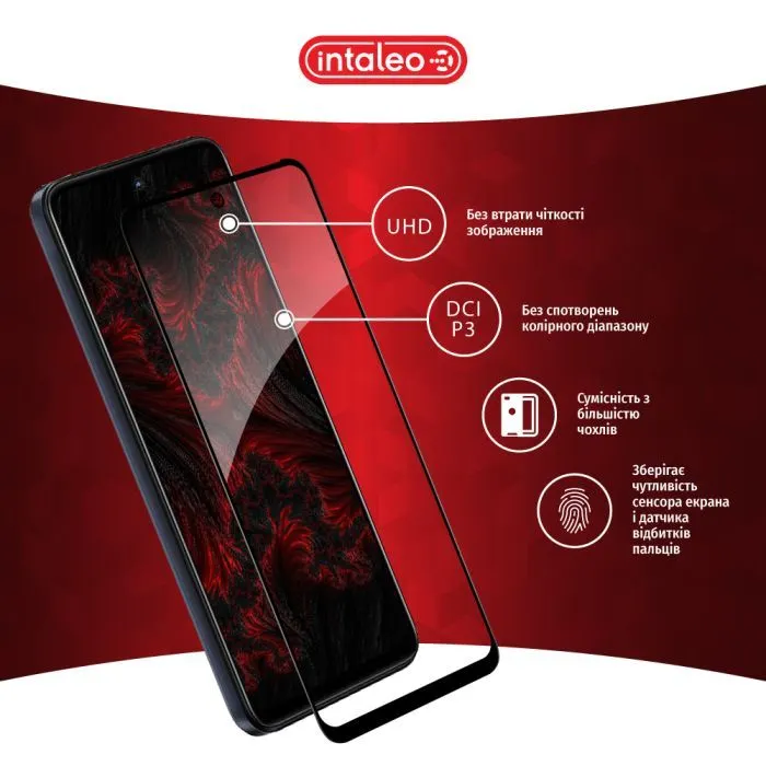 Скло захисне Intaleo Full Glue ESD HMD Pulse Pro Black (1283126624247) зображення 4