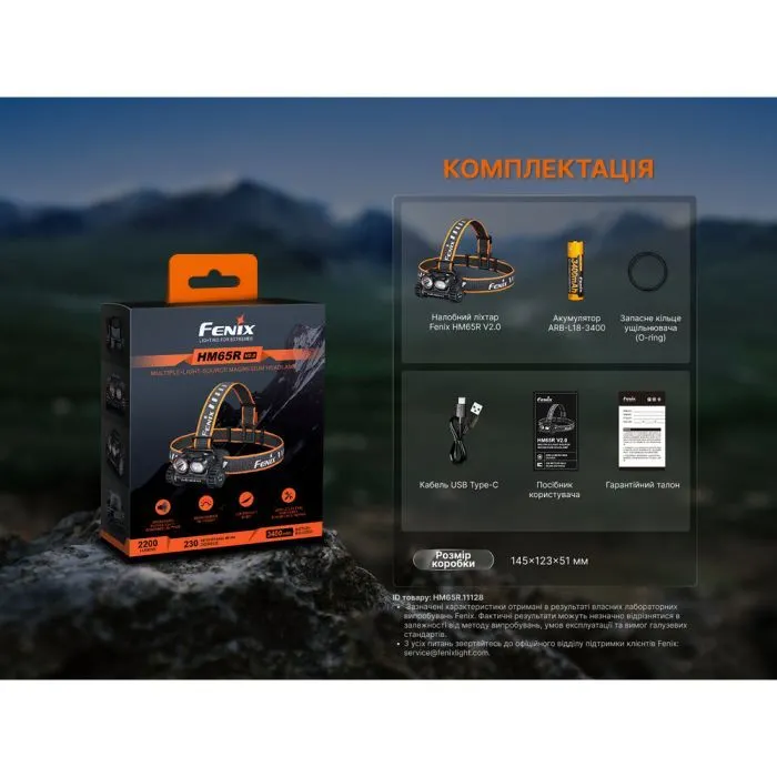 Фонарь Fenix HM65RV20 изображение 27