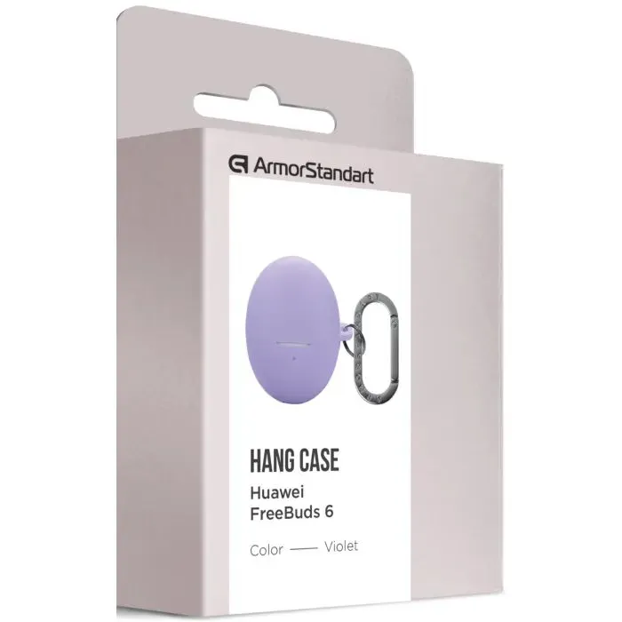 Чехол для наушников Armorstandart Hang Case For Huawei FreeBuds 6 Violet (ARM86144) изображение 3