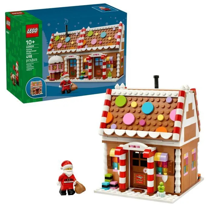 Конструктор LEGO Iconic Святковий пряниковий будиночок (40809) зображення 10
