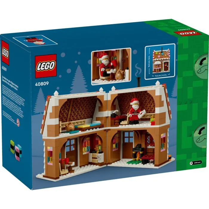 Конструктор LEGO Iconic Святковий пряниковий будиночок (40809)