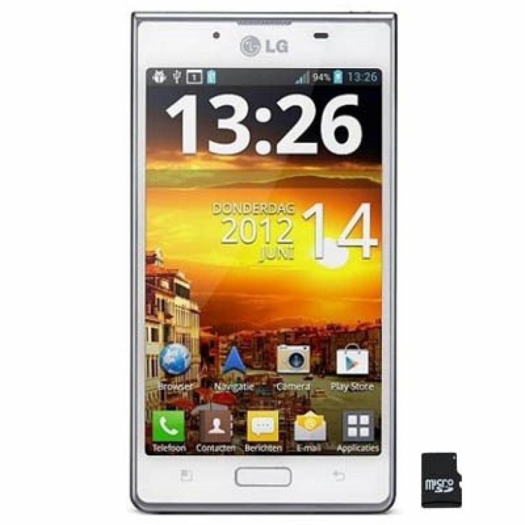 Мобільний телефон LG P705 (Optimus L7) White (P705 WT)