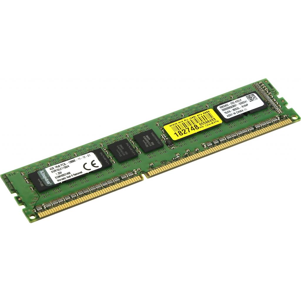 Модуль памяти для сервера DDR3 4096Mb Kingston (KVR16LE11S8/4)