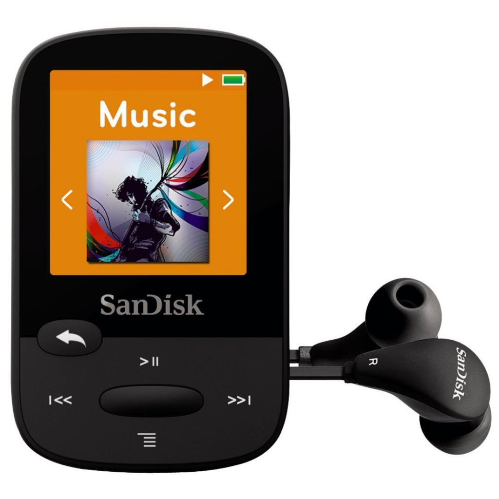 MP3 плеер SanDisk Sansa Clip Sport 8GB Black (SDMX24-008G-G46K) изображение 2