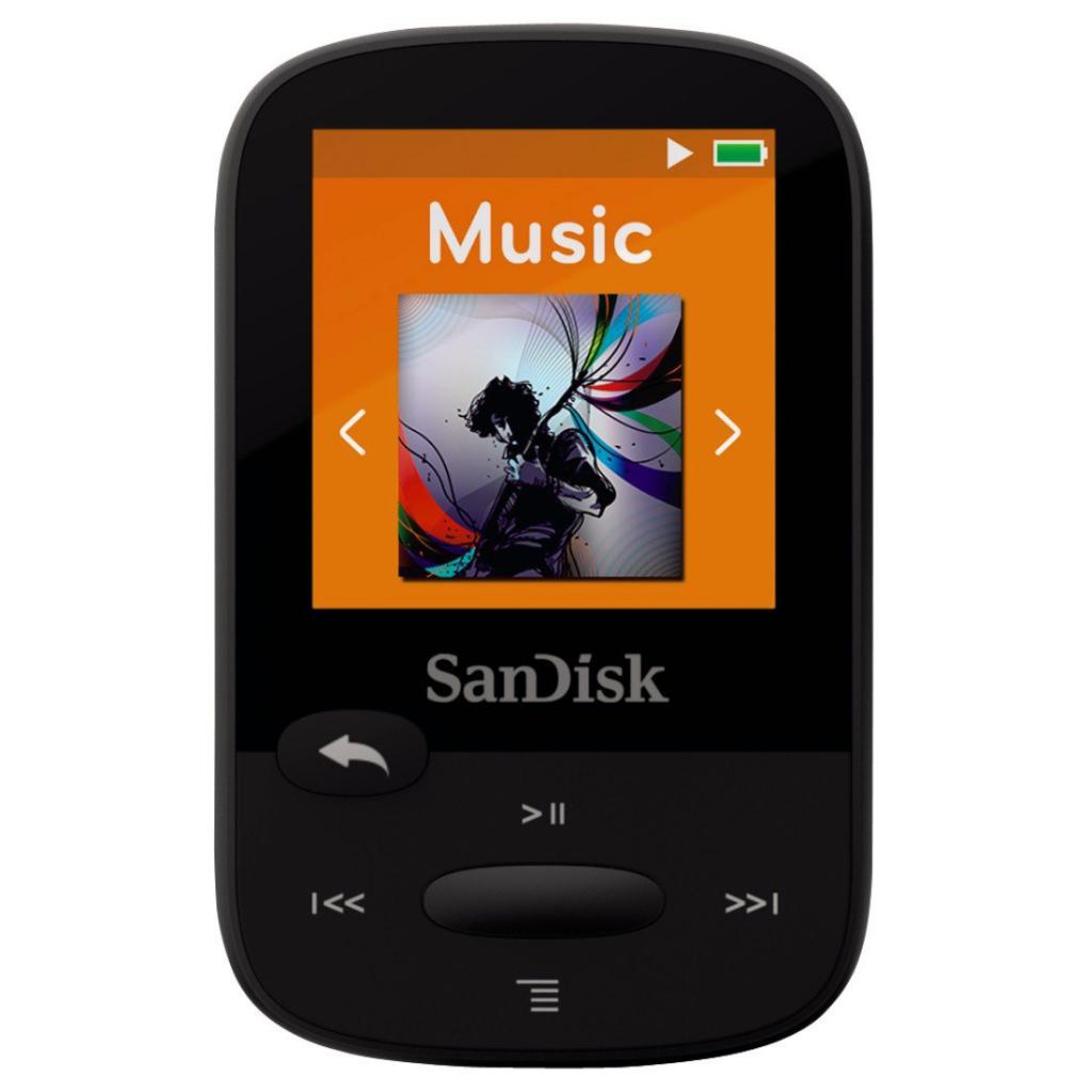 MP3 плеєр SanDisk Sansa Clip Sport 8GB Black (SDMX24-008G-G46K)