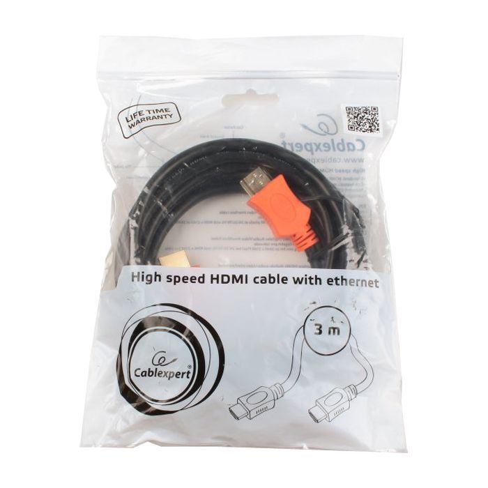 Кабель мультимедийный HDMI to HDMI 1.0m Cablexpert (CC-HDMI4L-1M) изображение 2
