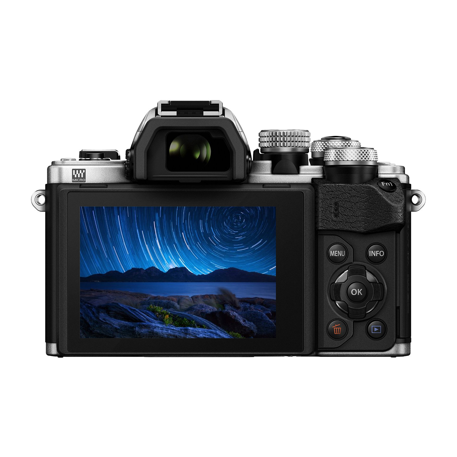 Цифровий фотоапарат Olympus E-M10 mark II Body silver (V207050SE000) зображення 2