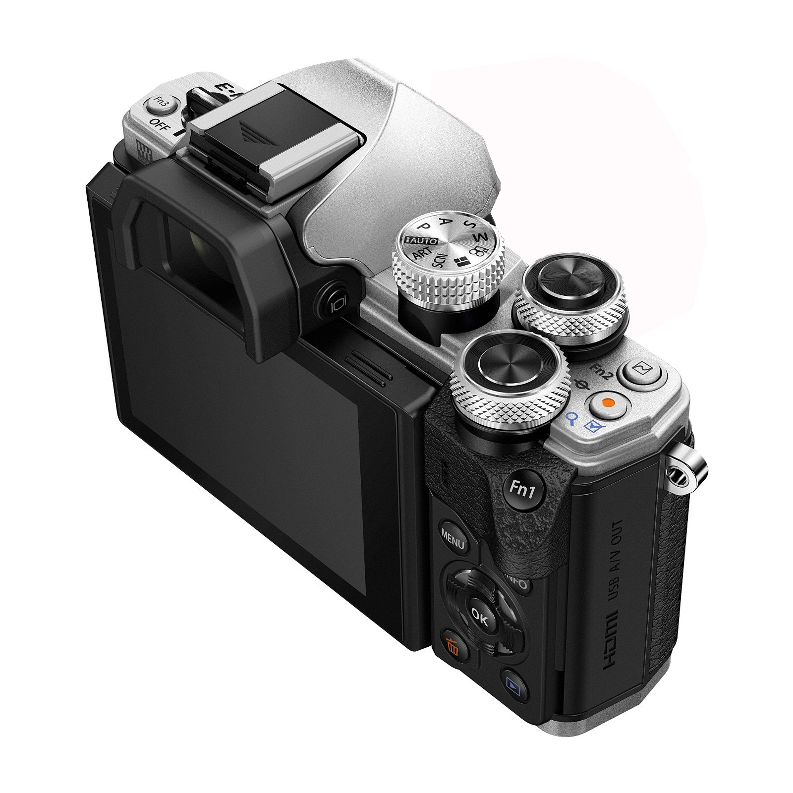 Цифровий фотоапарат Olympus E-M10 mark II Body silver (V207050SE000) зображення 8