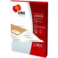 Этикетка самоклеящаяся UNI 830201