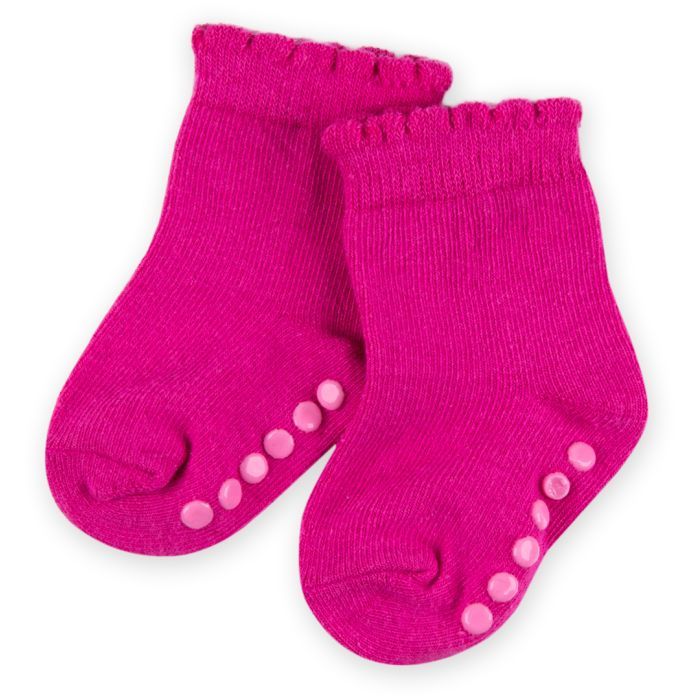 Шкарпетки дитячі Luvable Friends 3 пари неслизькі, для дівчаток (23080.6-12 F) зображення 4