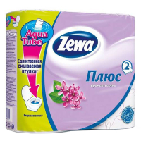 Туалетная бумага Zewa Plus 2-слойная Сирень 4 шт (7322540667271)